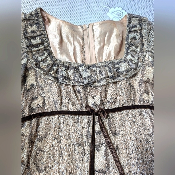 60s Rare Richard Shops Maxi Vogue Dress - Picture 4 of 8